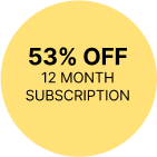 53% off 12 month subscription