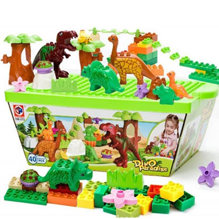 Dinosaur Assembling Building Blocks Set 40 Pieces