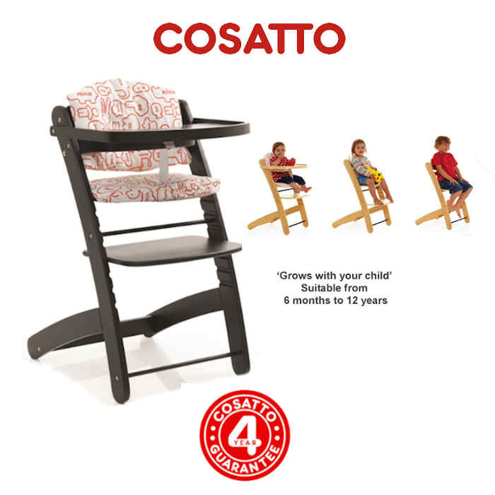 cosatto wooden high chair