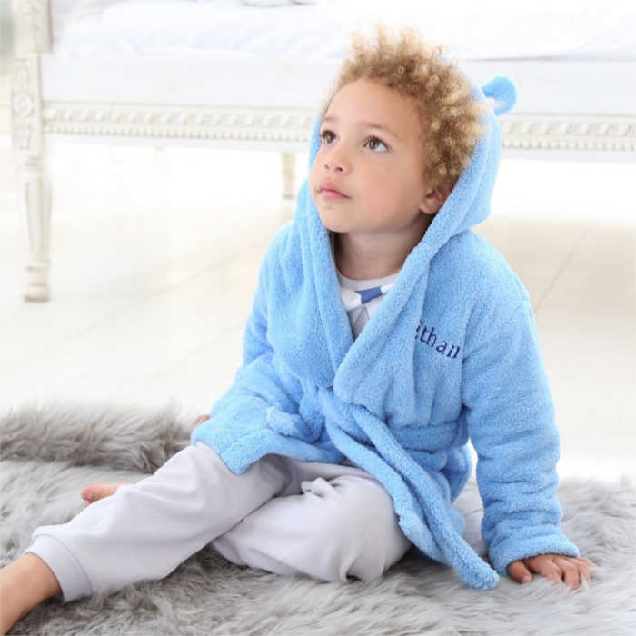 baby boy robe and slippers