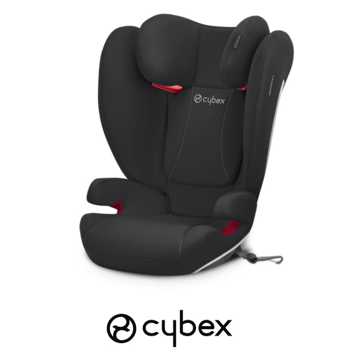 Cybex Solution B-Fix Silver Group 2,3 Booster Car Seat - Black