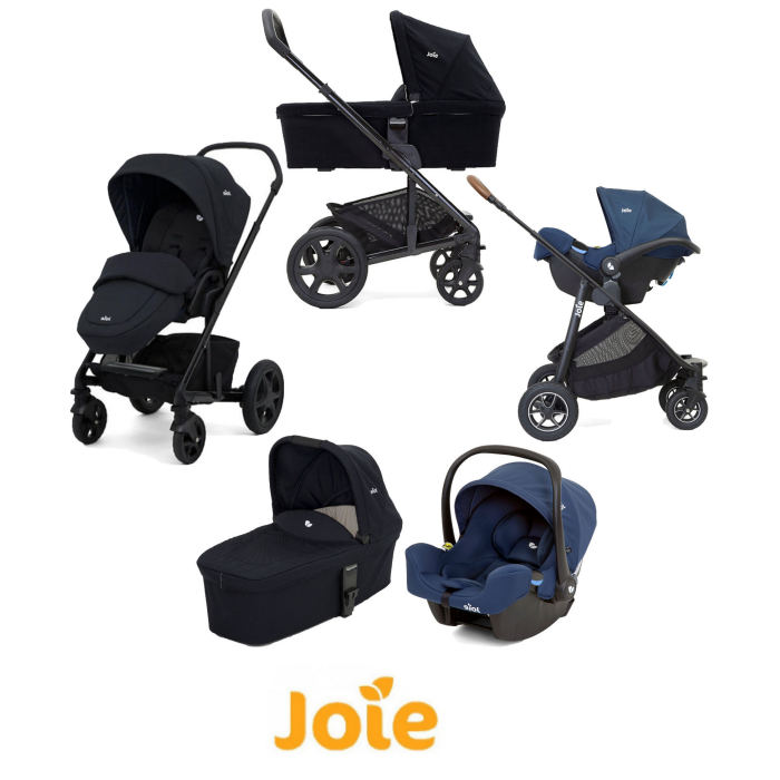 joie chrome dlx travel system navy