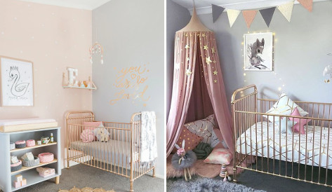 dusky pink nursery