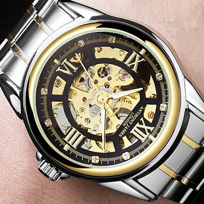Hand Assembled Anthony James Limited Edition Men's Skeleton Watch - 2 ...